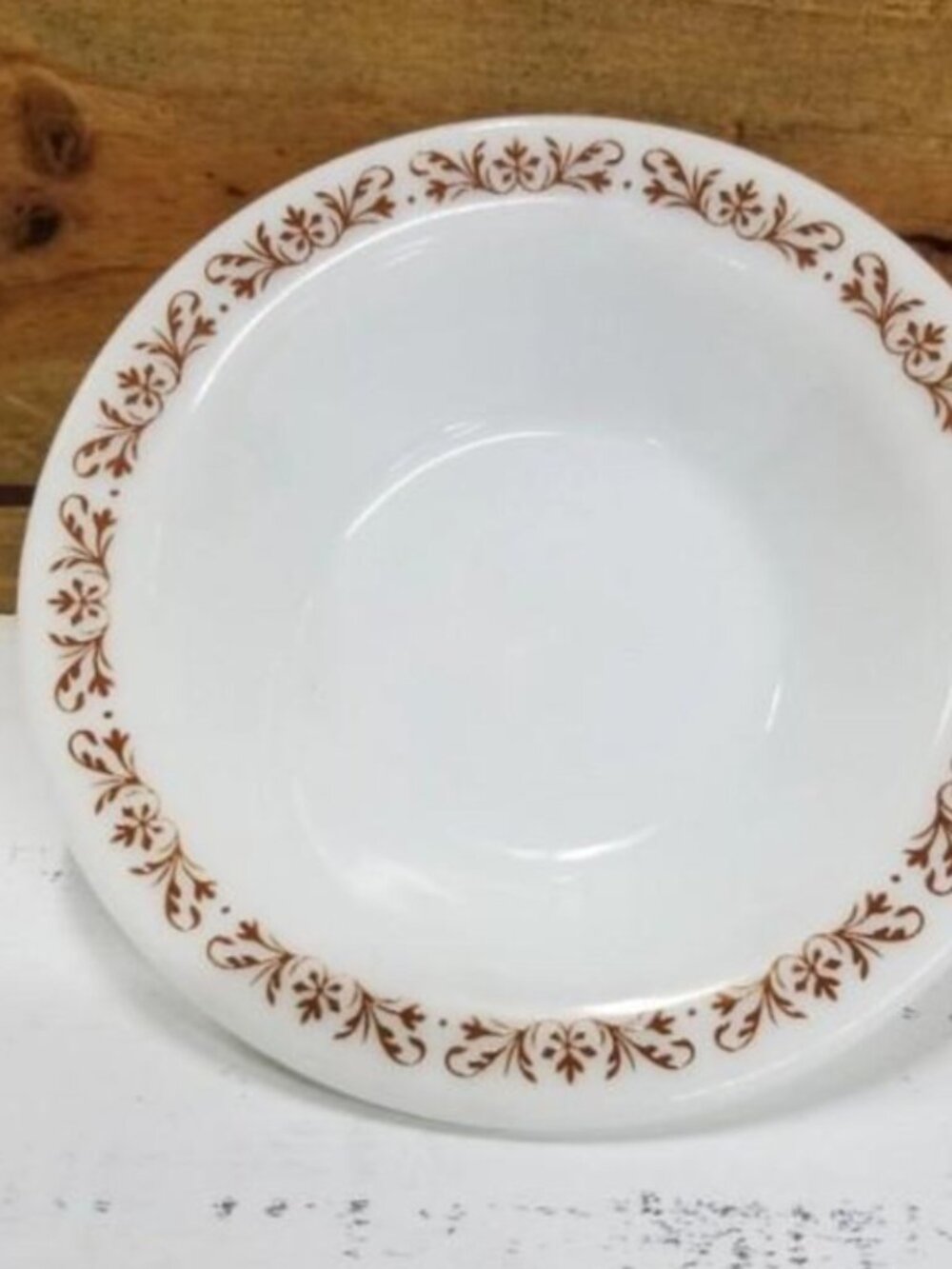 Vintage Pyrex Copper Filigree Soup Bowl Tableware USA